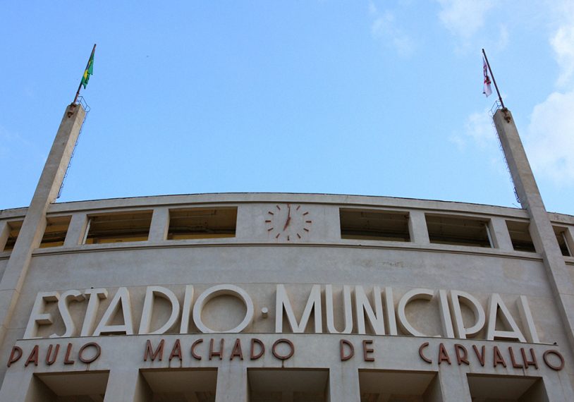 Fachada do Estádio Pacaembu