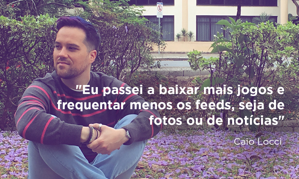 Caio Locci, analista de eventos e digital influencer.